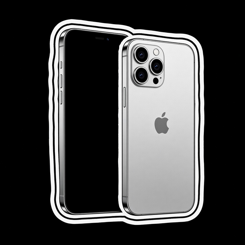 A modern glass smartphone