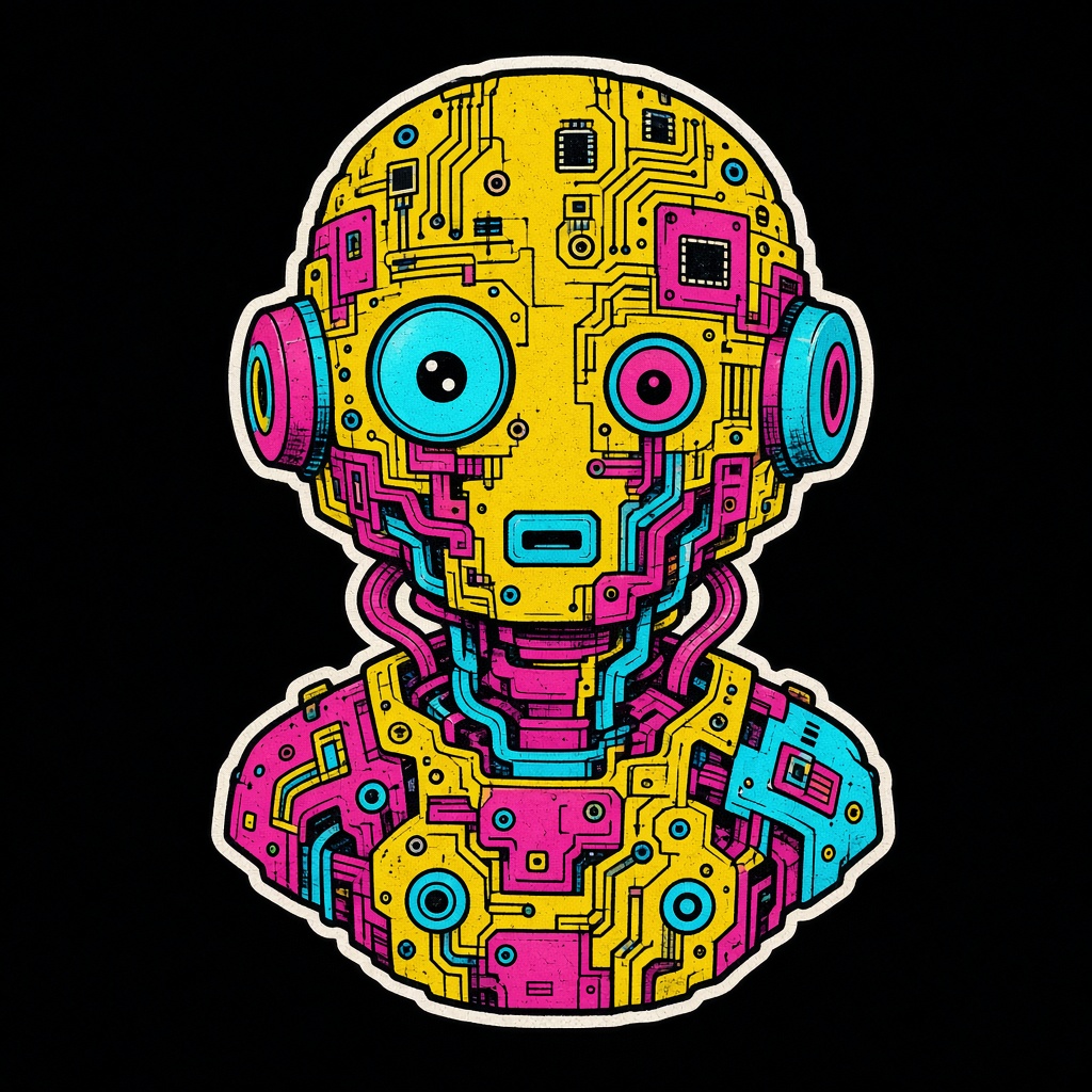 A robot built out of circuit boards